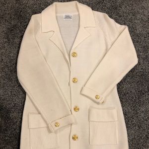 Vintage Cream sweater coat
